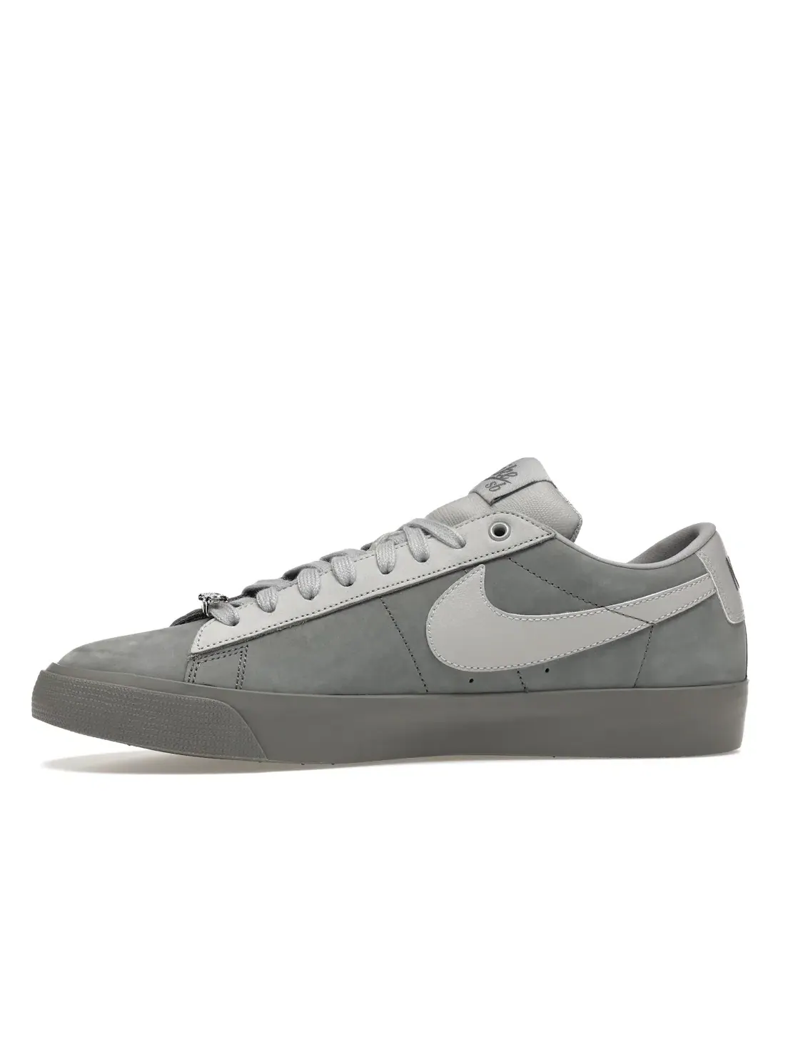 Мужские кроссовки с замшевым верхом Nike SB Blazer Low FPAR — изображение 3 из 4, серый/серый