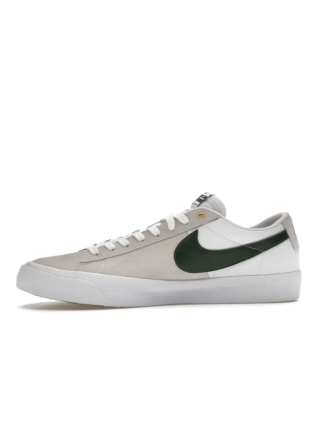 Мужские кроссовки Lifestyle Nike SB Blazer Low GT — изображение 3 из 4, белый/зеленый