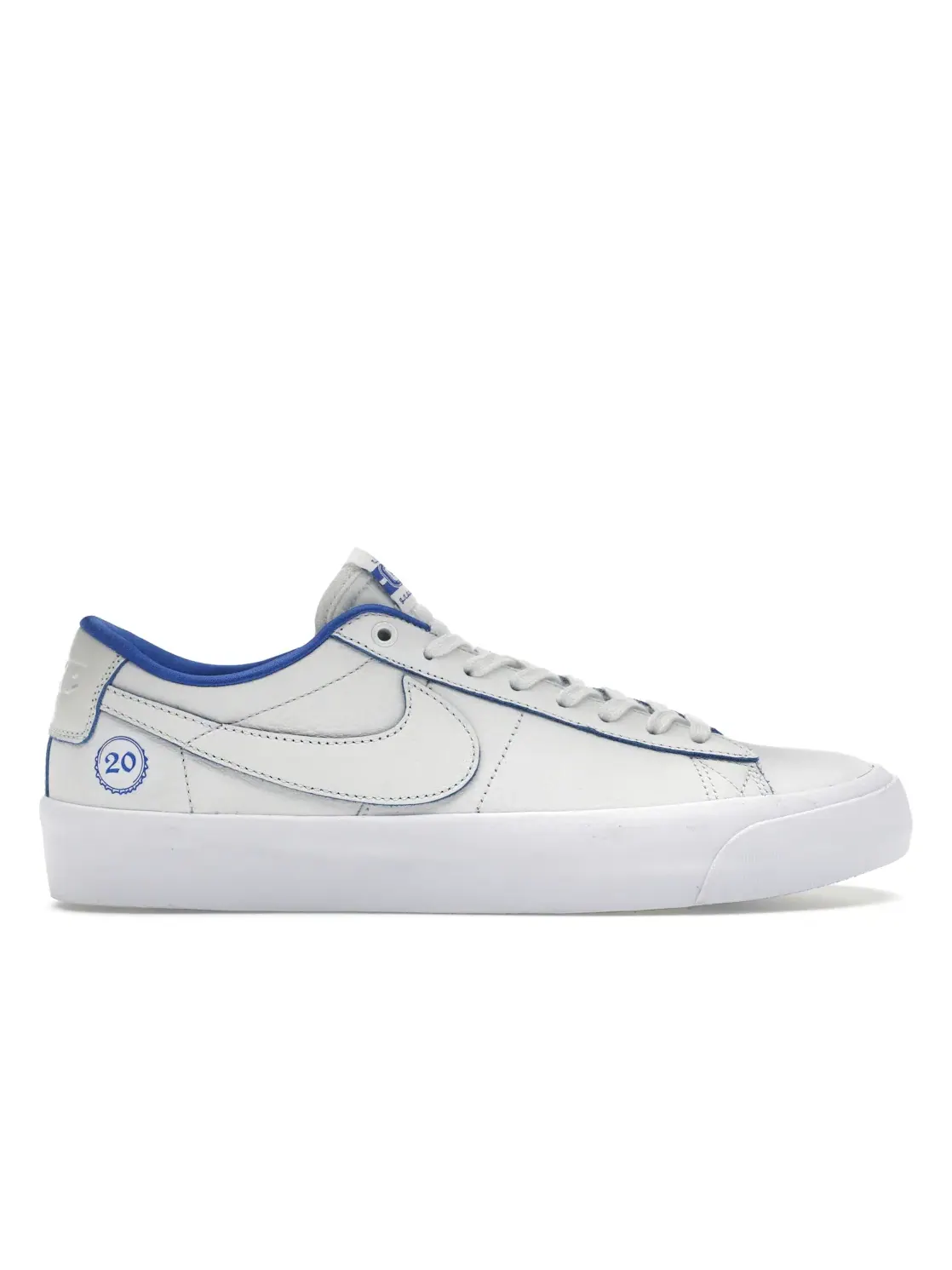 Мужские кроссовки Lifestyle Nike SB Blazer Low Pro GT Premium — изображение 1 из 4, белый/белый/белый