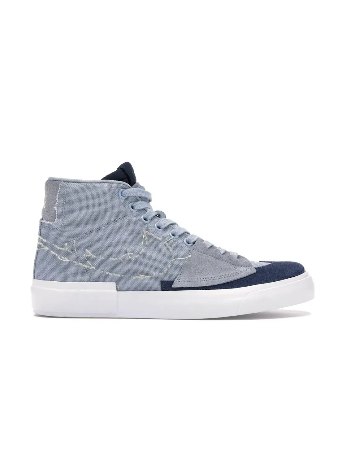 Мужские кроссовки Lifestyle с деконструированным дизайном Nike SB Zoom Blazer Mid Edge, Obsidian Mist/Fossil