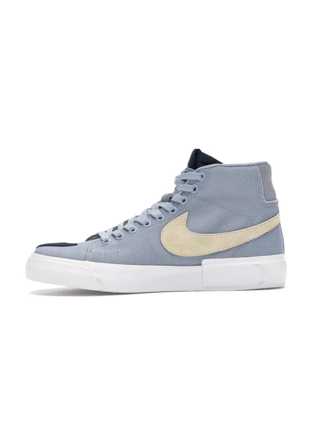 Мужские кроссовки Lifestyle с деконструированным дизайном Nike SB Zoom Blazer Mid Edge, Obsidian Mist/Fossil
