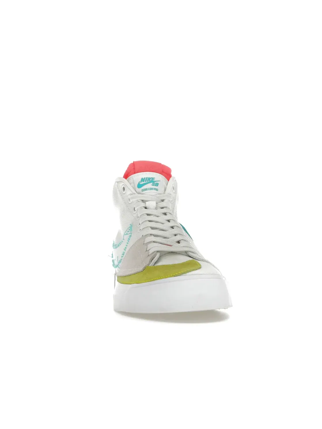 Мужские кроссовки Lifestyle Nike SB Zoom Blazer Mid Edge — изображение 2 из 4, белый/голубой-белый