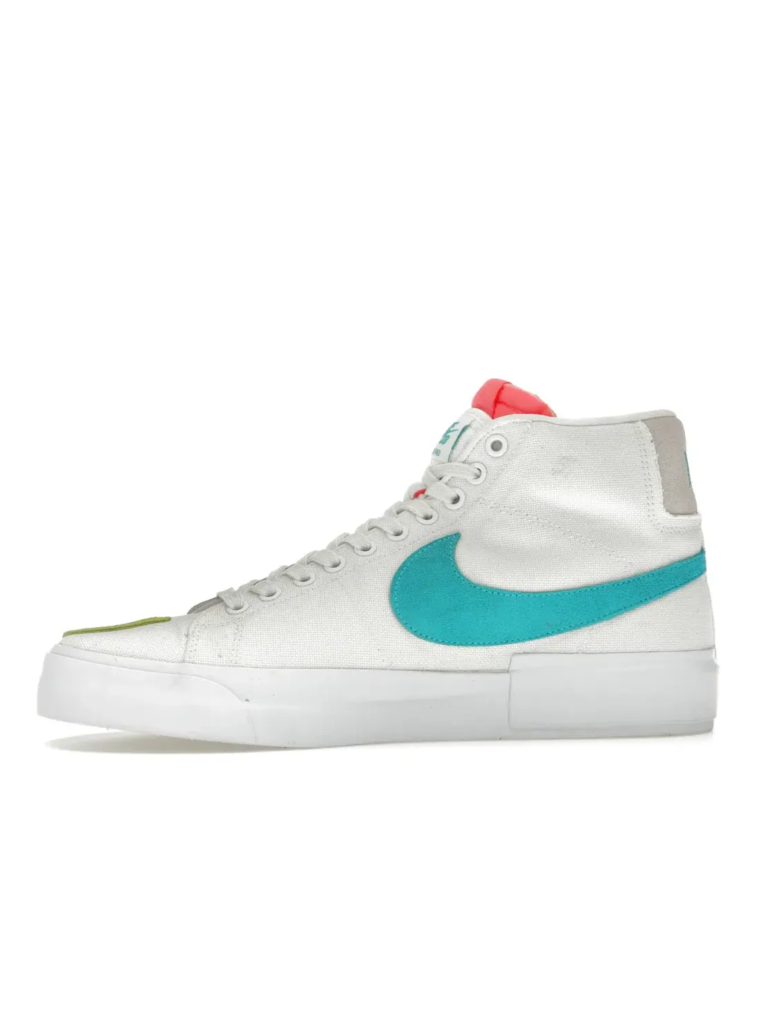 Мужские кроссовки Lifestyle Nike SB Zoom Blazer Mid Edge — изображение 3 из 4, белый/голубой-белый