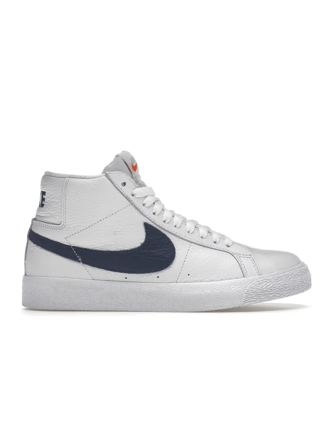 Мужские кроссовки Lifestyle Nike SB Blazer Mid ISO — изображение 1 из 4, белый/темно-синий
