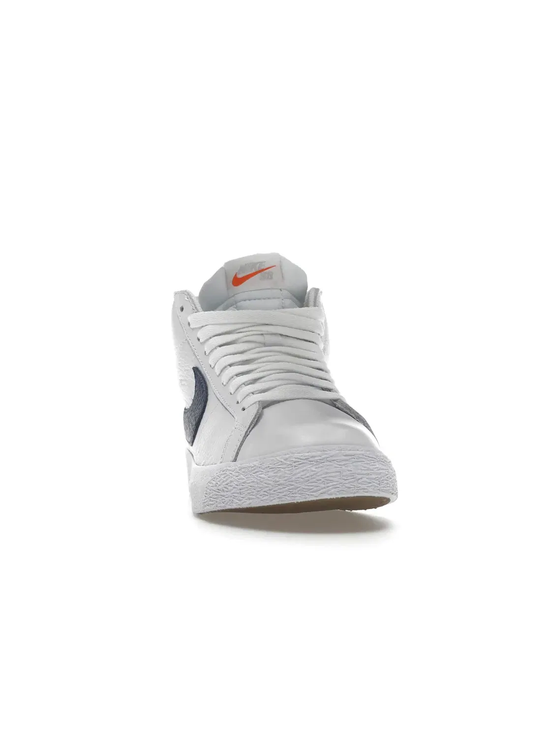 Мужские кроссовки Lifestyle Nike SB Blazer Mid ISO — изображение 2 из 4, белый/темно-синий