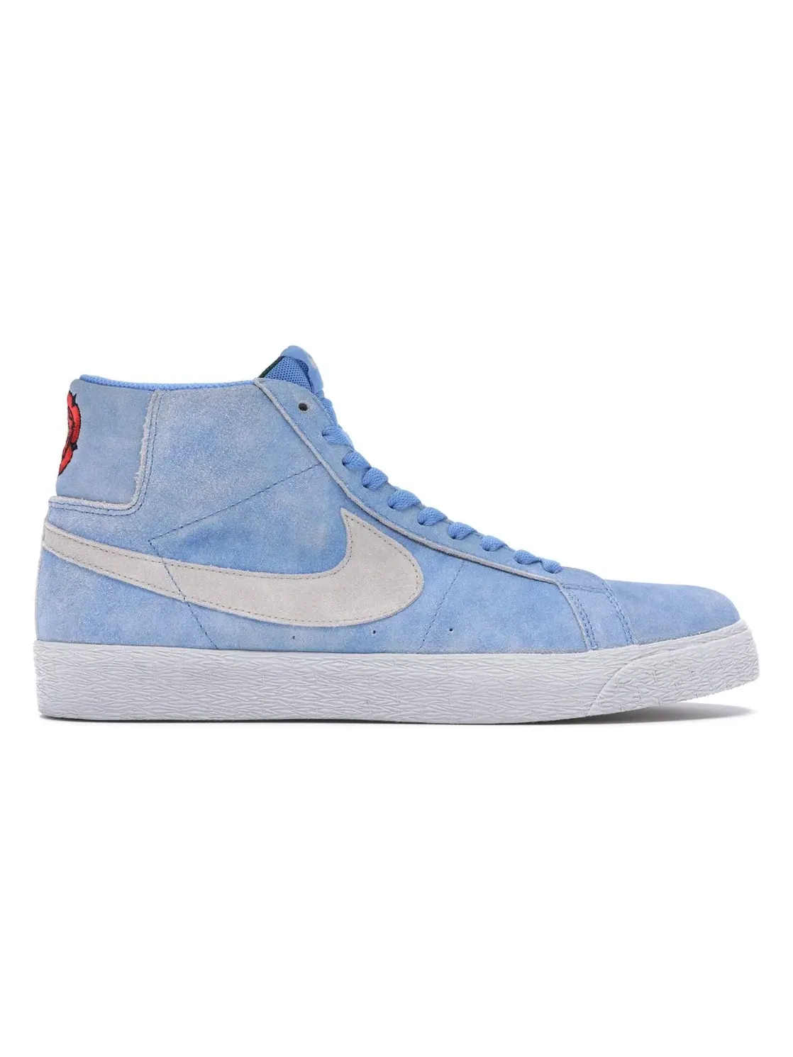Мужские кроссовки с принтом Nike SB Blazer Mid Lance Mountain English Rose Nike — изображение 1 из 4, синий/светлый-красный