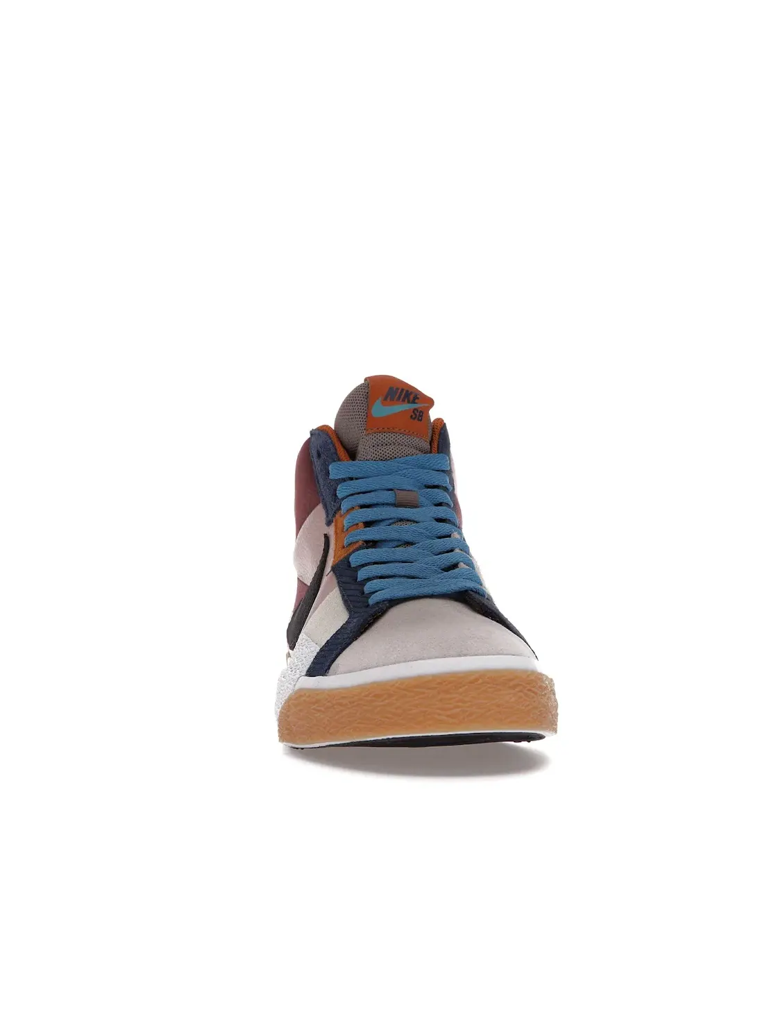 Мужские кроссовки для скейтбординга с мозаичным дизайном Nike SB Blazer Mid Nike — изображение 2 из 4