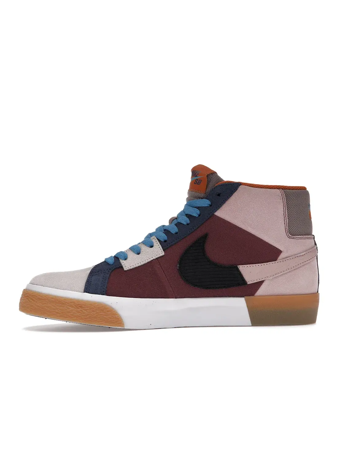 Мужские кроссовки для скейтбординга с мозаичным дизайном Nike SB Blazer Mid Nike — изображение 3 из 4