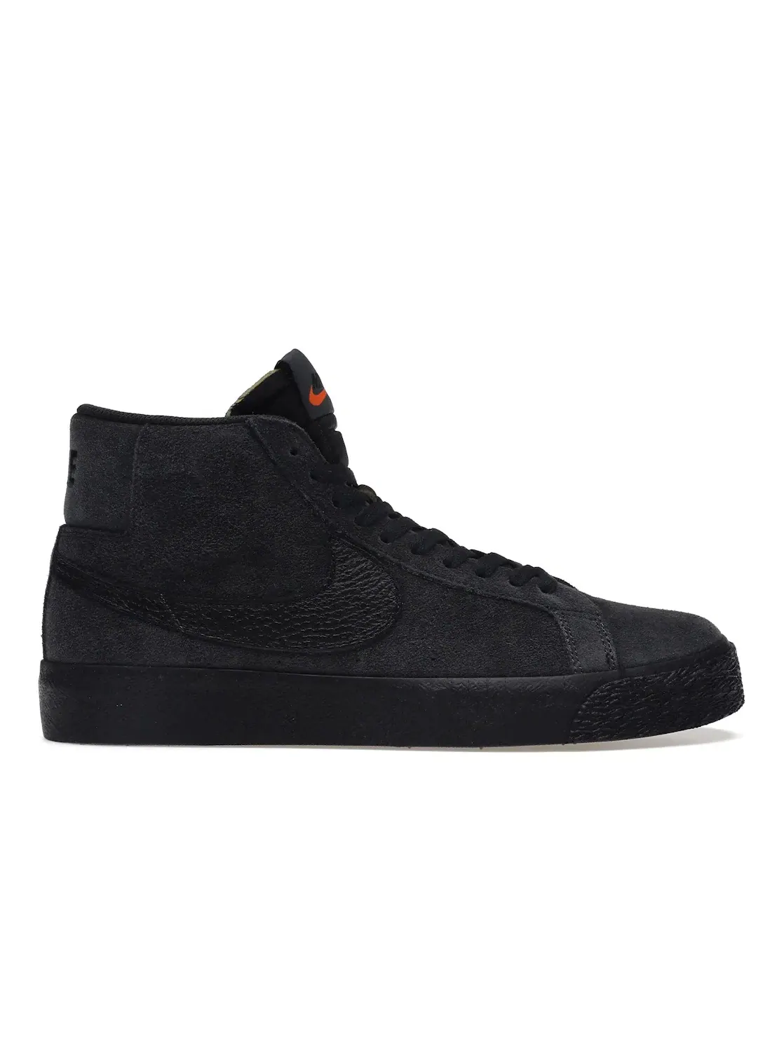 Мужские кроссовки с высоким верхом Nike SB Blazer Mid — изображение 1 из 4, темный/темный-черный