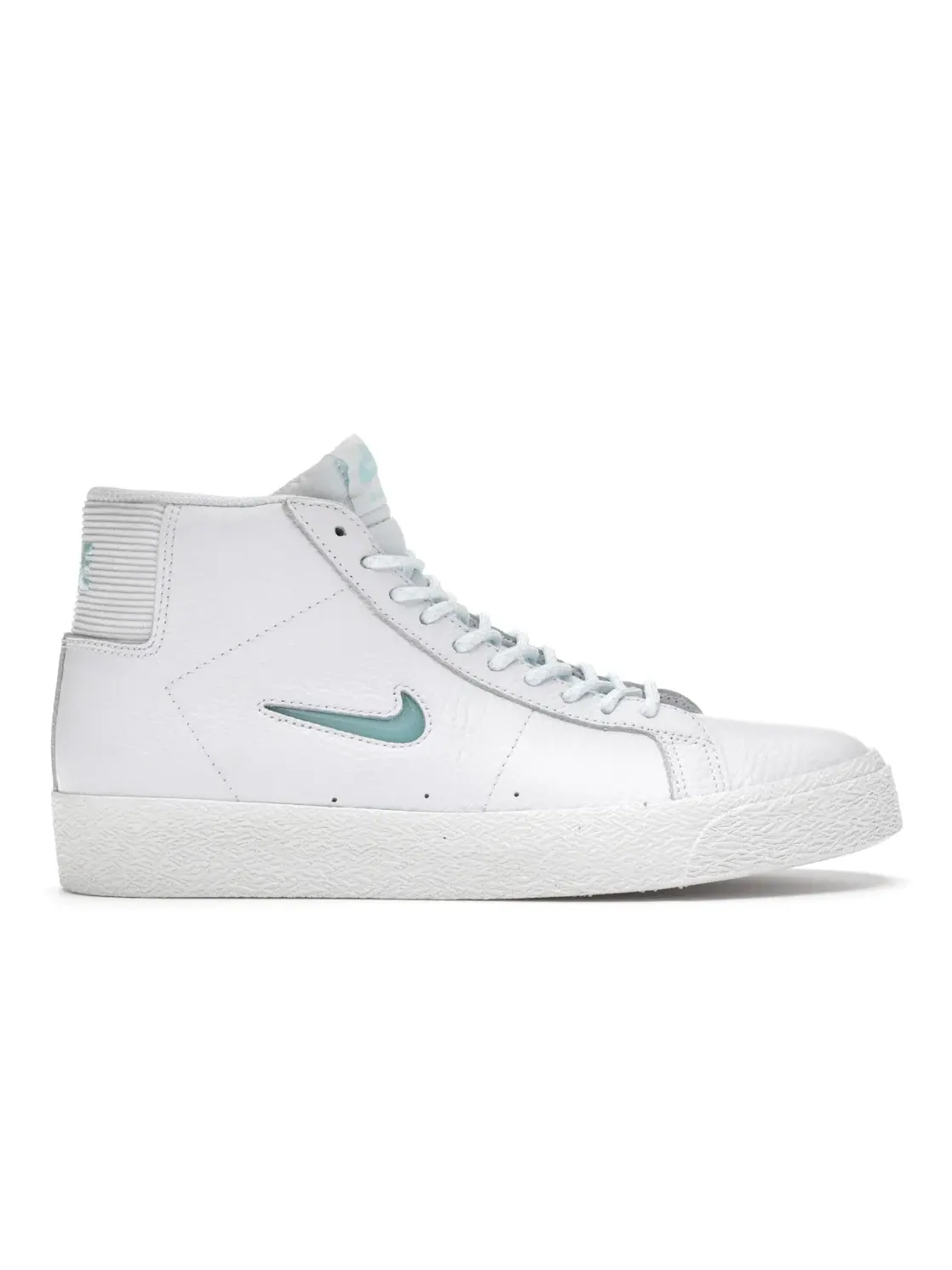 Мужские кроссовки на шнуровке Nike SB Blazer Mid Premium — изображение 1 из 4, белый/-белый-белый