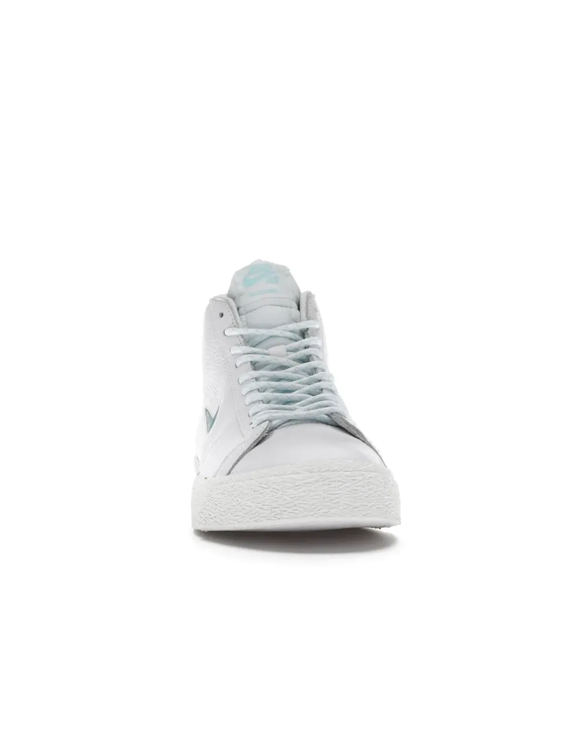 Мужские кроссовки на шнуровке Nike SB Blazer Mid Premium — изображение 2 из 4, белый/-белый-белый
