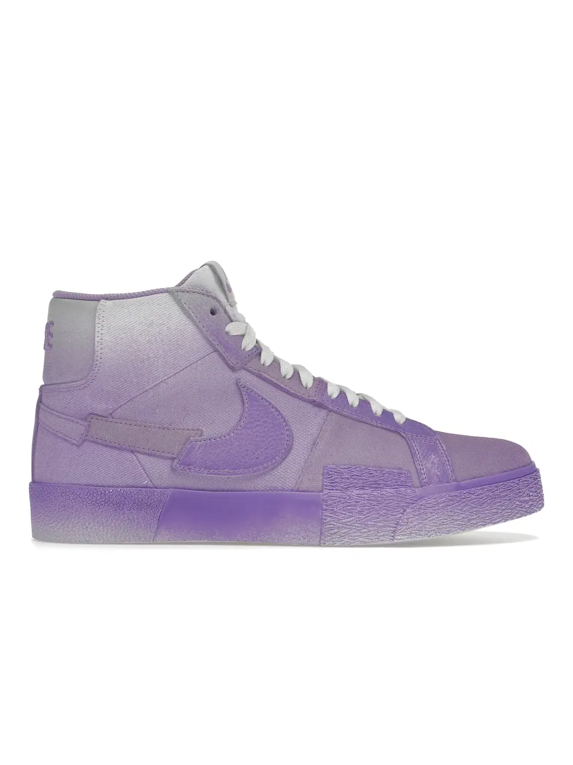 Мужские кроссовки для скейтбординга с омбре-расцветкой Nike SB Blazer Mid PRM Nike — изображение 1 из 4, белый
