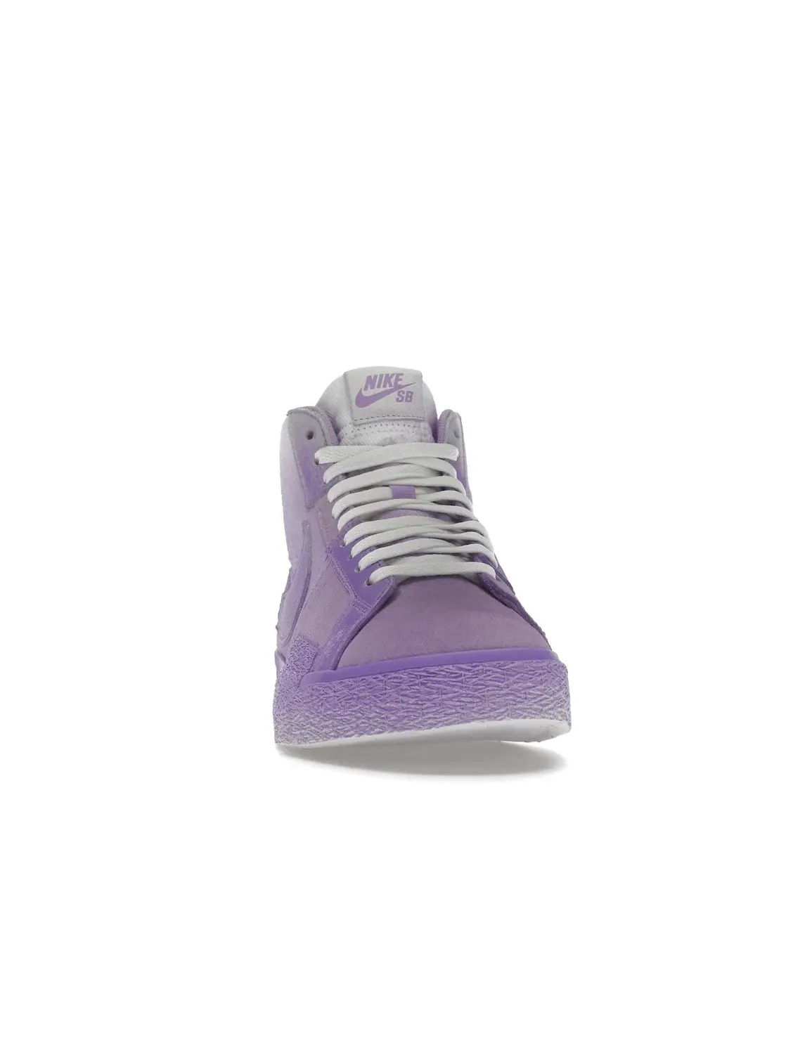 Мужские кроссовки для скейтбординга с омбре-расцветкой Nike SB Blazer Mid PRM Nike — изображение 2 из 4, белый