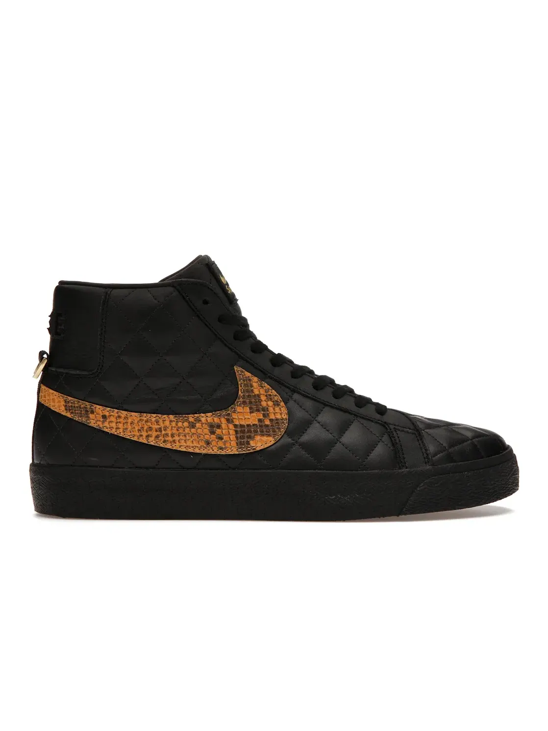 Мужские кроссовки с квилтингом Nike SB Blazer Mid QS Supreme — изображение 1 из 4, черный/черный