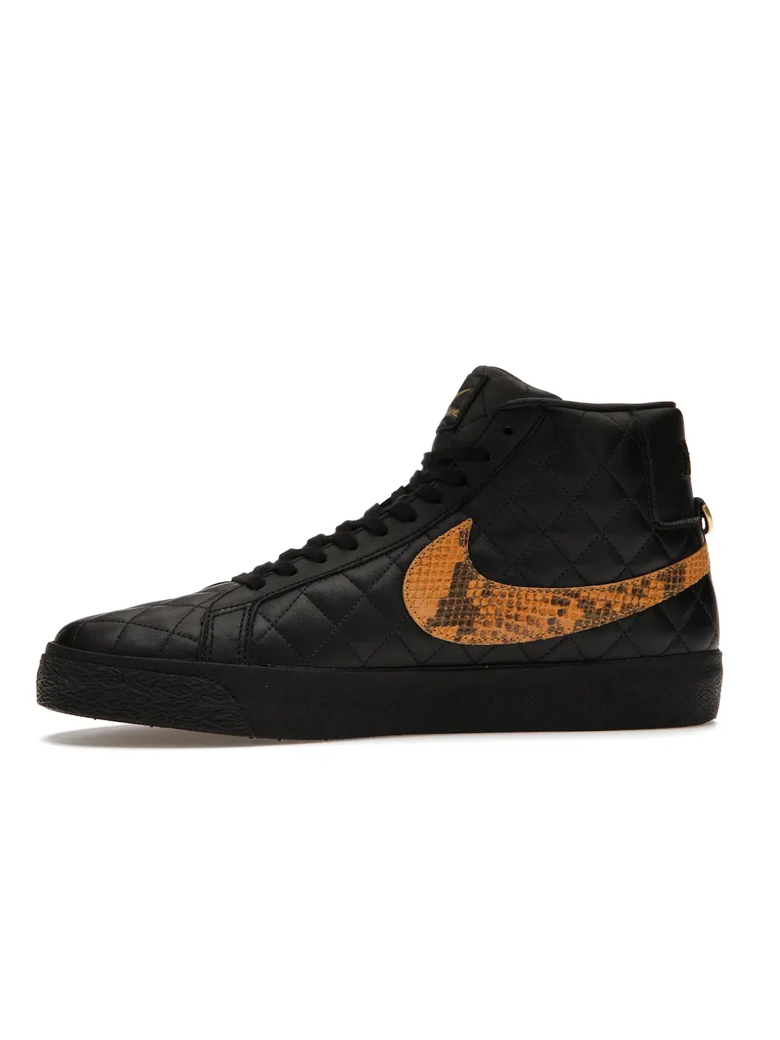 Мужские кроссовки с квилтингом Nike SB Blazer Mid QS Supreme — изображение 3 из 4, черный/черный
