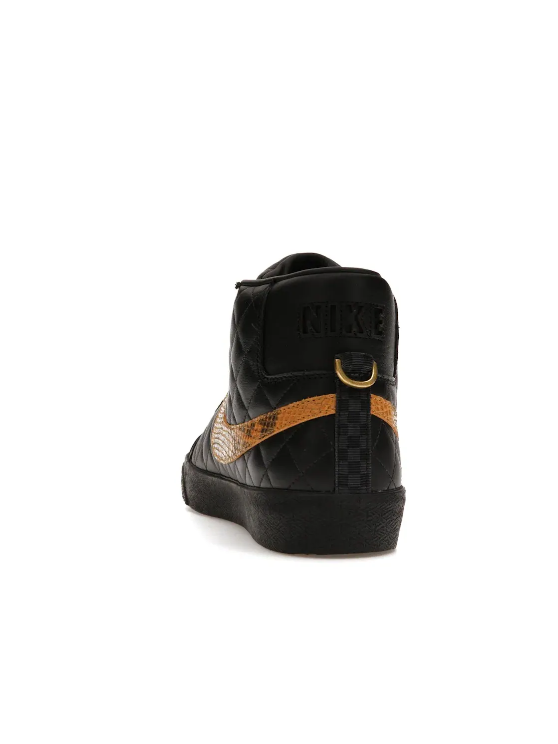 Мужские кроссовки с квилтингом Nike SB Blazer Mid QS Supreme — изображение 4 из 4, черный/черный