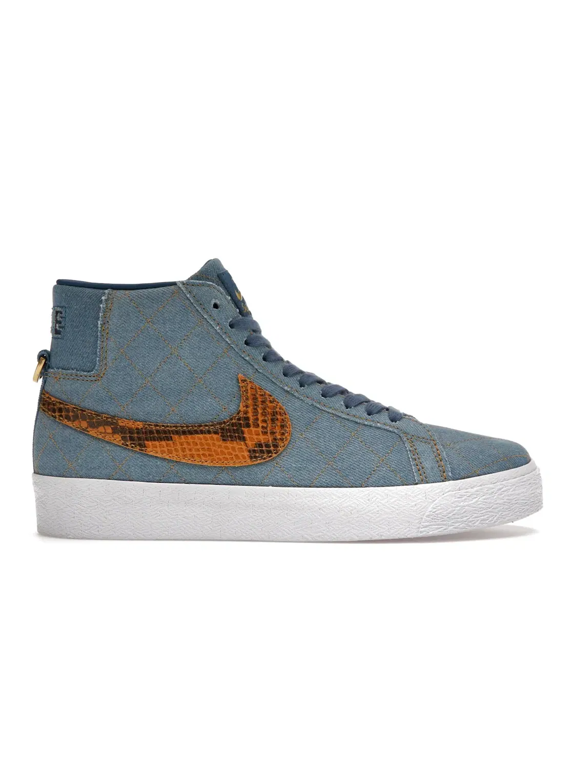 Мужские кроссовки с принтом Nike SB Blazer Mid QS Supreme Denim — изображение 1 из 4, синий/черный