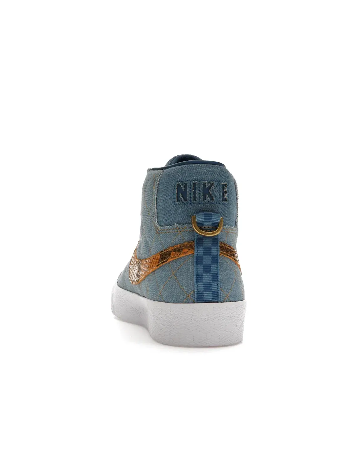 Мужские кроссовки с принтом Nike SB Blazer Mid QS Supreme Denim — изображение 4 из 4, синий/черный