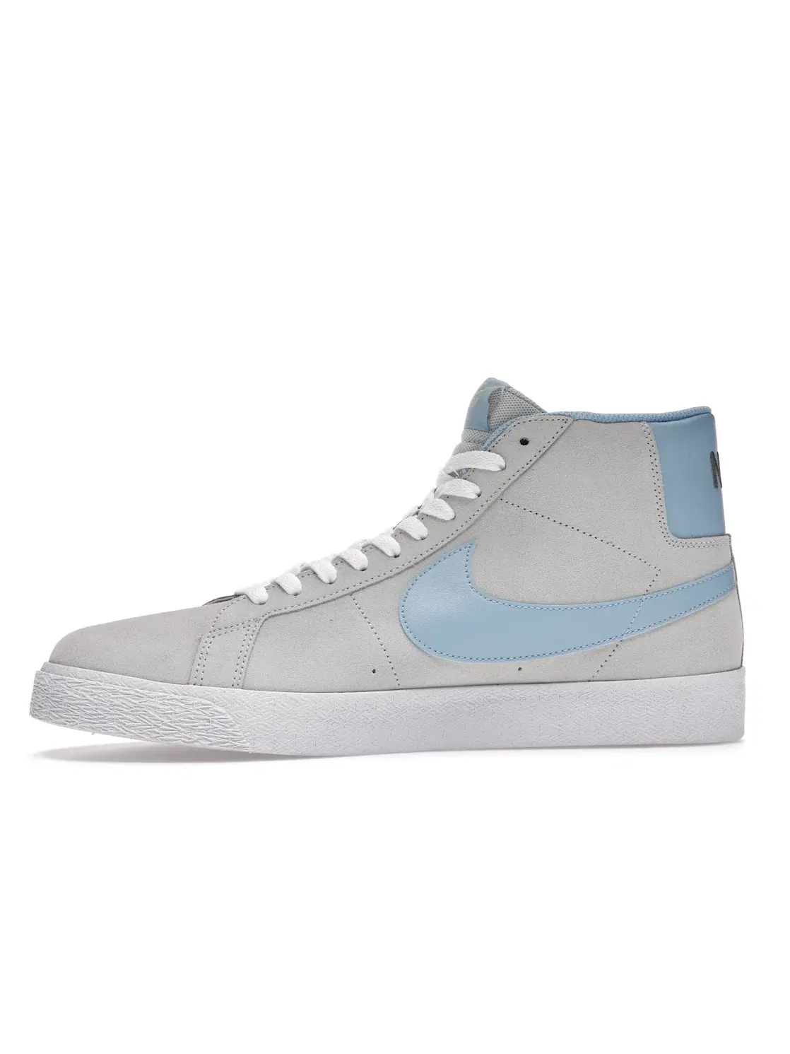 Мужские кроссовки с высоким верхом Nike SB Blazer Mid — изображение 3 из 4, серый/синий