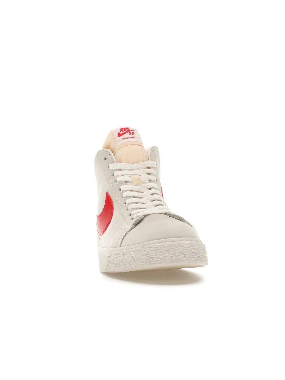 Мужские кроссовки Nike SB Blazer Mid — изображение 2 из 4, белый/красный