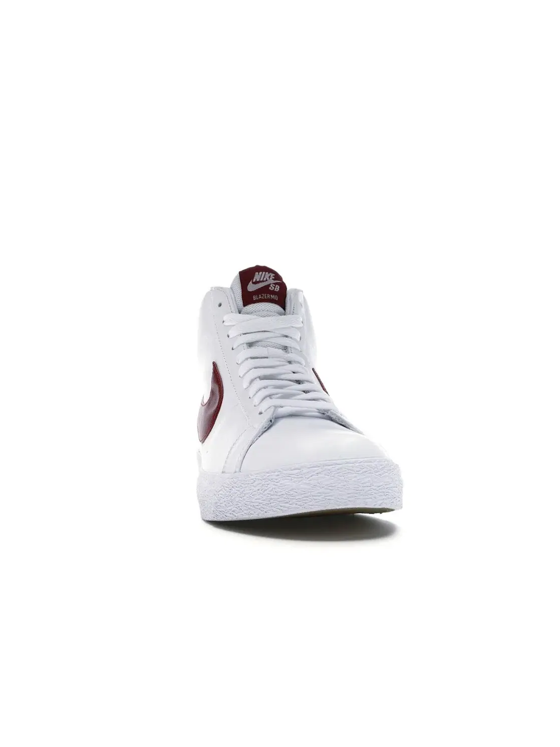 Мужские кроссовки с высоким верхом Nike SB Blazer Mid — изображение 2 из 4, белый красный