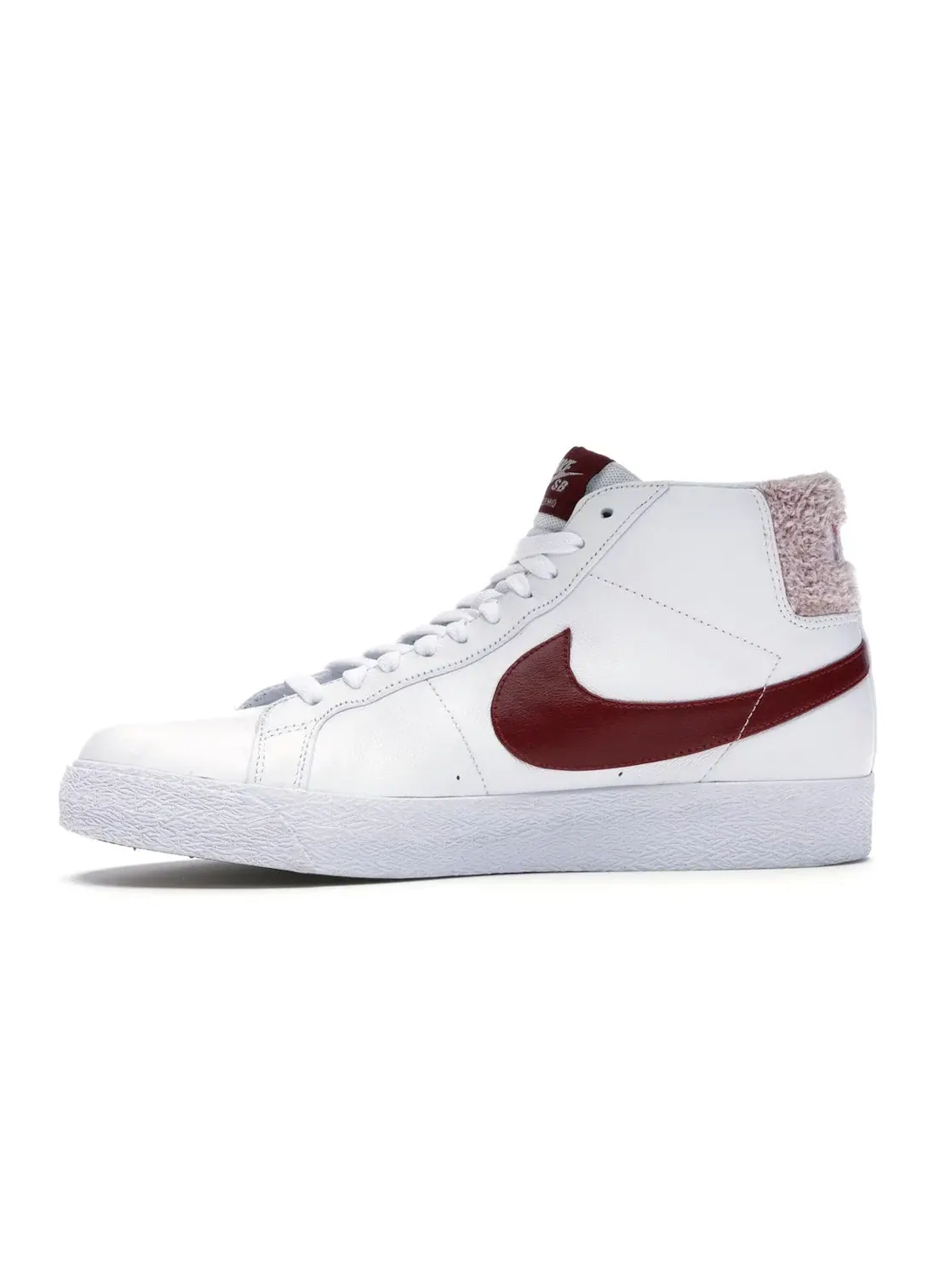 Мужские кроссовки с высоким верхом Nike SB Blazer Mid — изображение 3 из 4, белый красный
