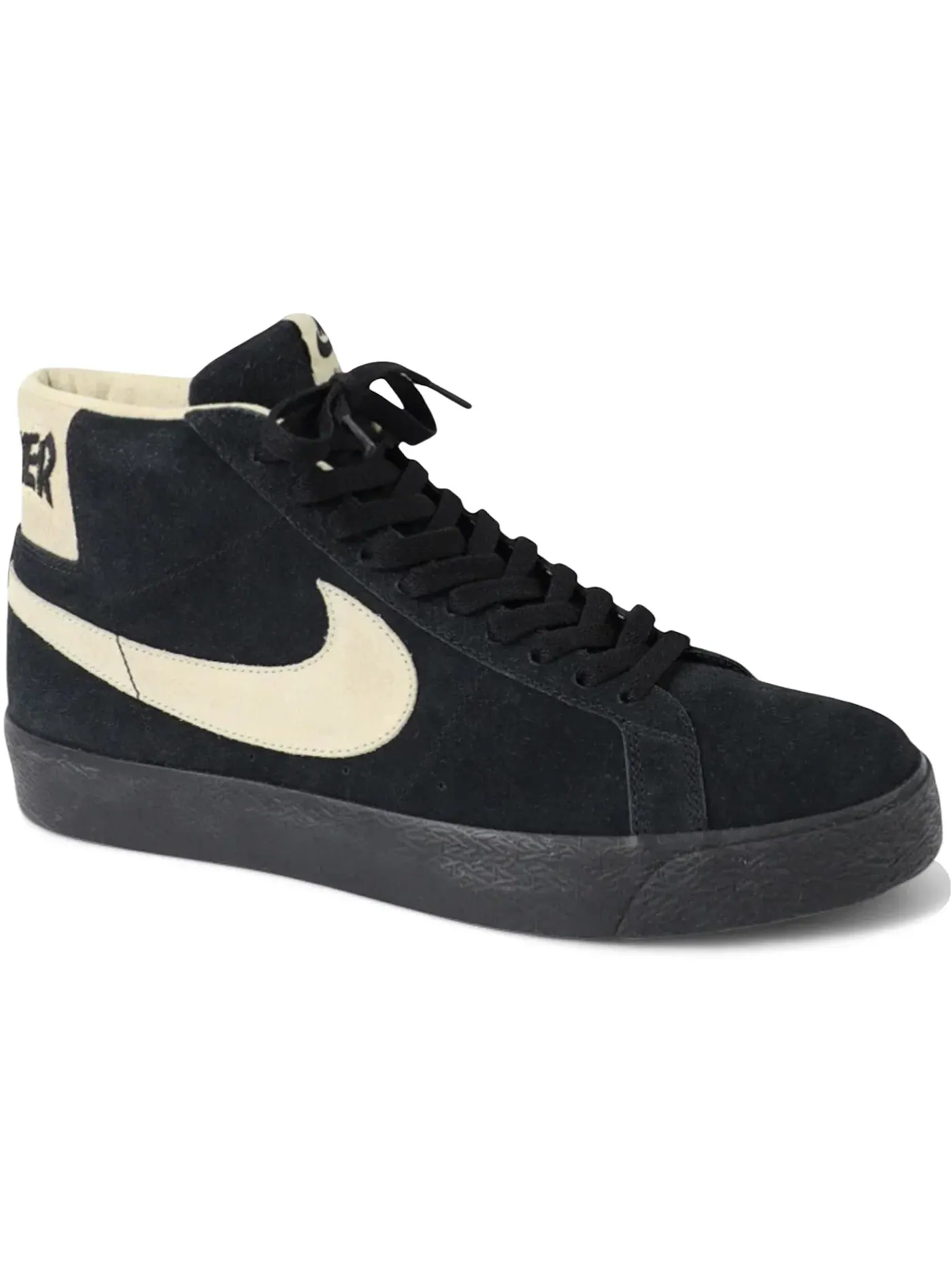Мужские кроссовки Nike SB Blazer Mid — изображение 1 из 1, черный/золотистый/черный