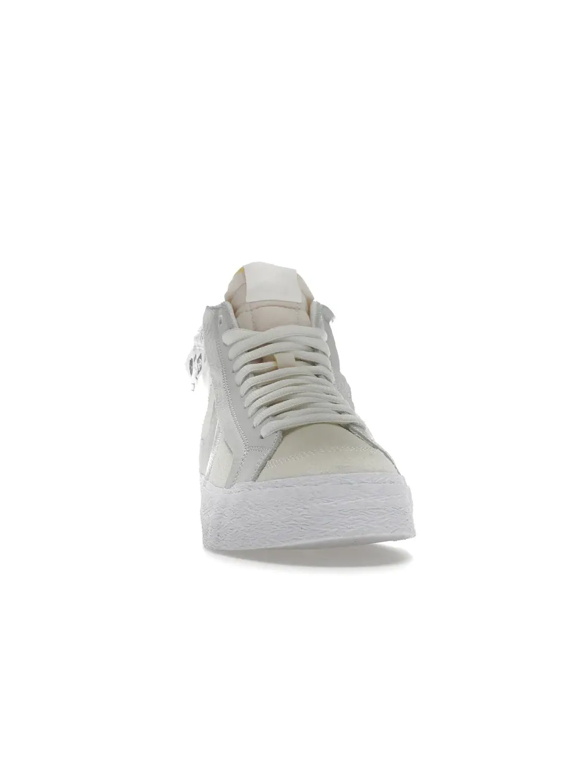 Мужские кроссовки с высоким верхом Nike SB Blazer Mid Warning Label — изображение 2 из 4, белый/белый