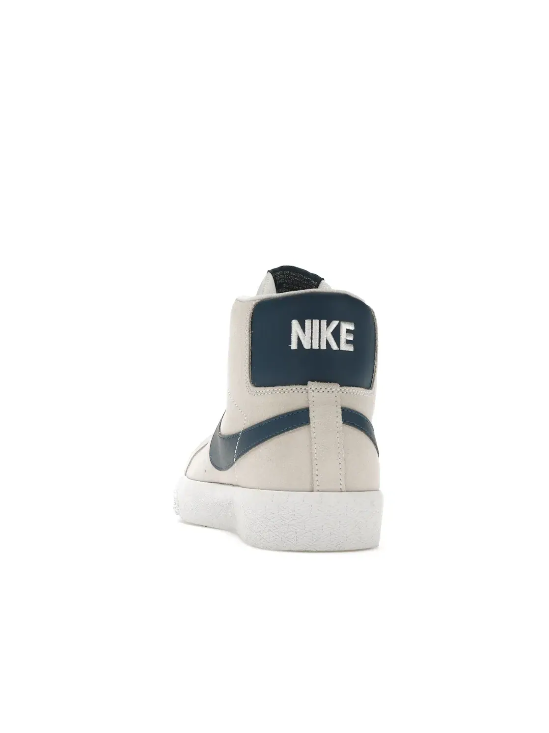 Мужские кроссовки для скейтбординга с высоким берцем Nike SB Blazer Mid — изображение 4 из 4, белый/синий