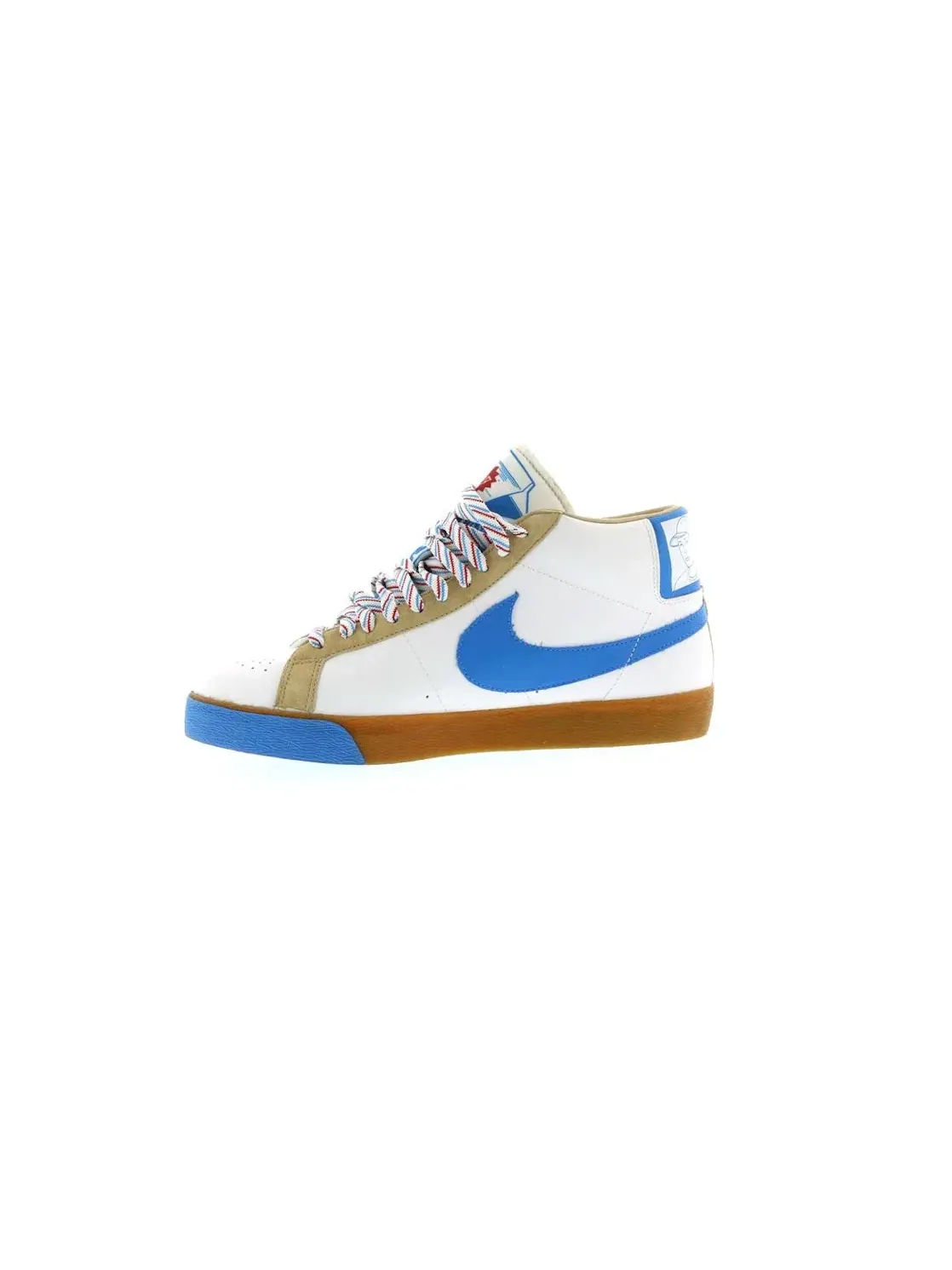 Мужские кроссовки с принтом Nike SB Blazer Nike — изображение 3 из 4, белый/синий