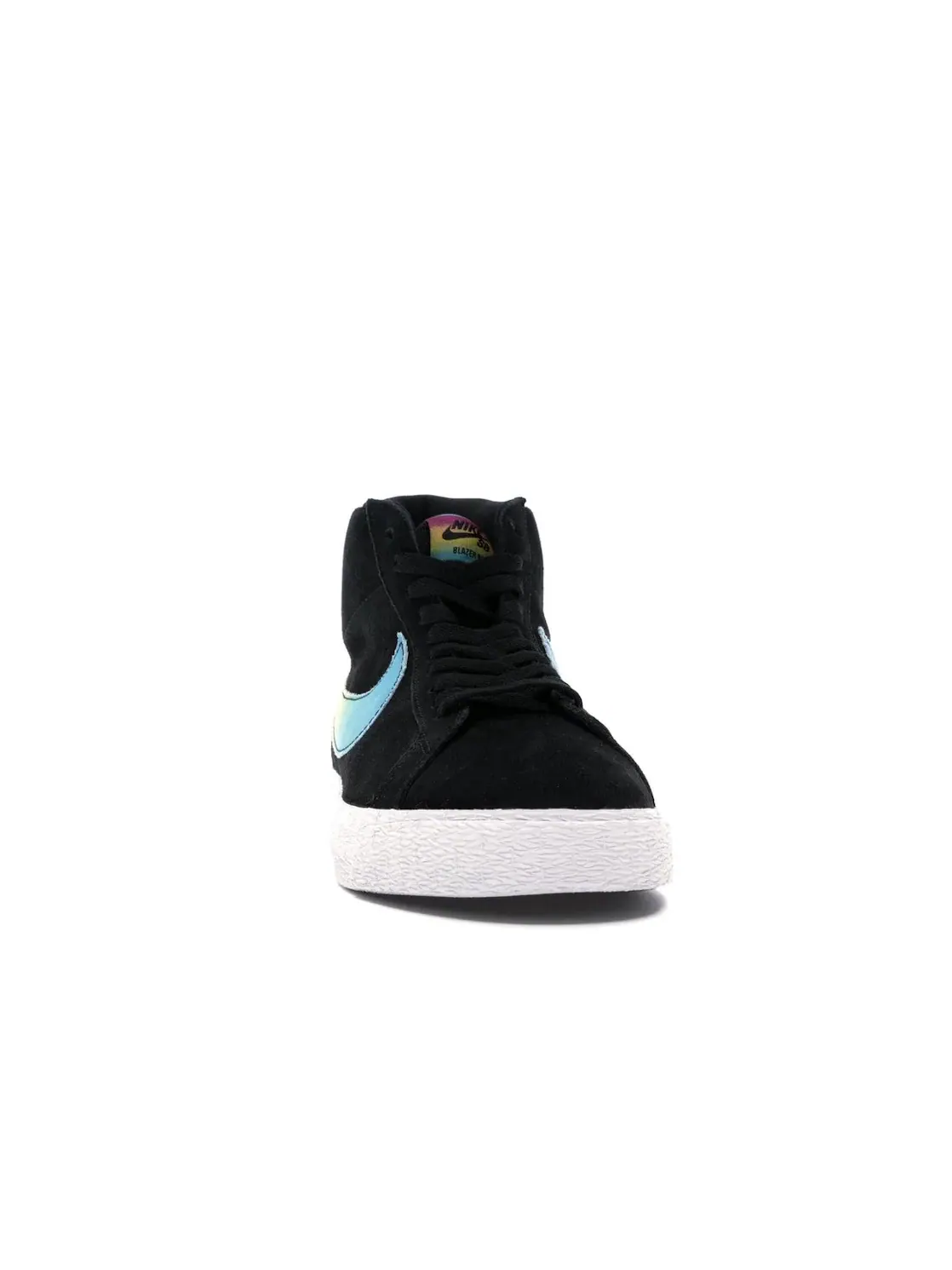 Мужские кроссовки с принтом Nike SB Blazer Zoom Mid Nike — изображение 2 из 4, черный/мульти--белый