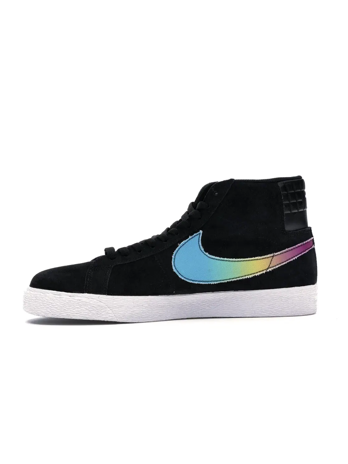Мужские кроссовки с принтом Nike SB Blazer Zoom Mid Nike — изображение 3 из 4, черный/мульти--белый
