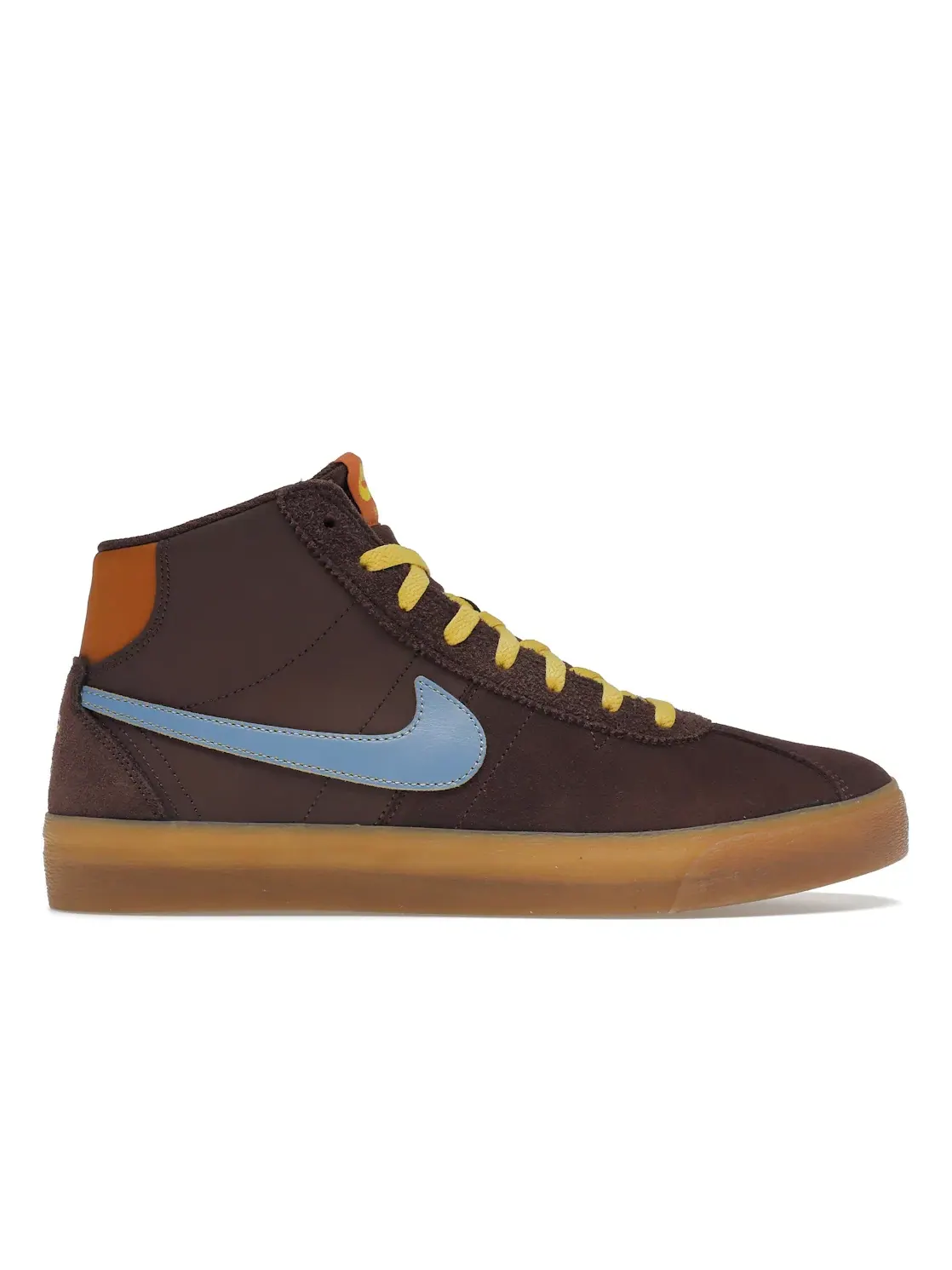 Женские кроссовки замшевые Nike SB Bruin High Why So Sad? Nike — изображение 1 из 4, светлый/светлый синий