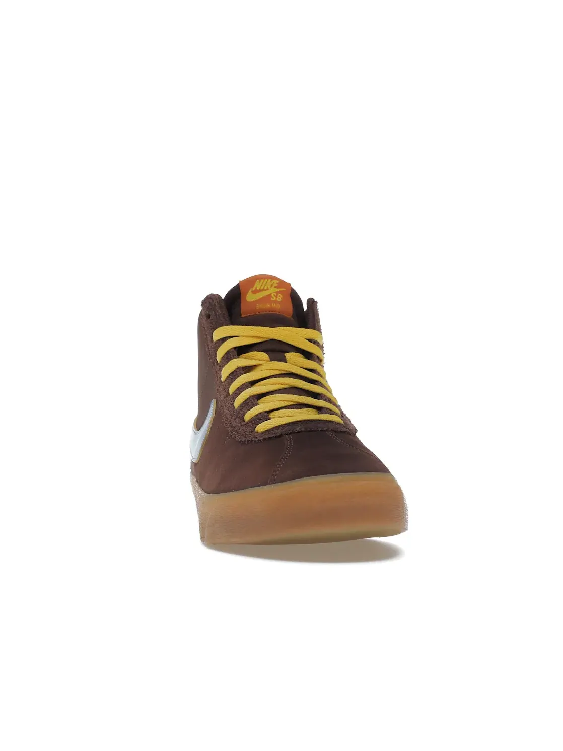 Женские кроссовки замшевые Nike SB Bruin High Why So Sad? Nike — изображение 2 из 4, светлый/светлый синий