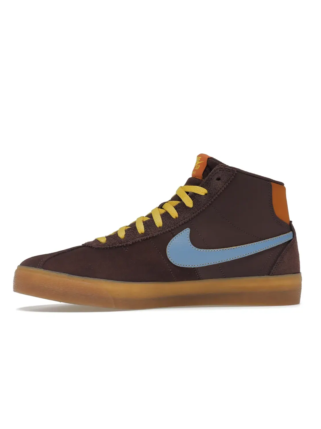 Женские кроссовки замшевые Nike SB Bruin High Why So Sad? Nike — изображение 3 из 4, светлый/светлый синий