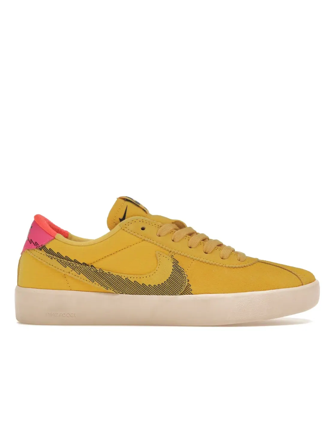 Мужские кроссовки Nike SB Bruin React T — изображение 1 из 4, бледный черный