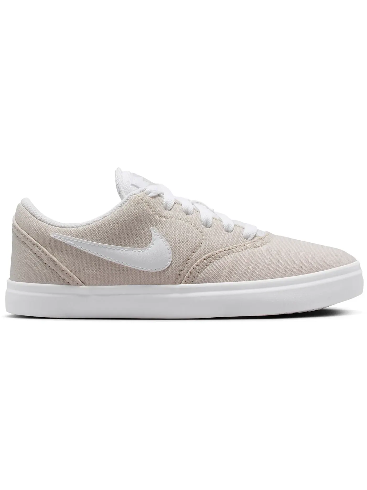 Детские кроссовки для мальчиков с кожаным верхом Nike SB Check Canvas — изображение 1 из 1, светлый белый