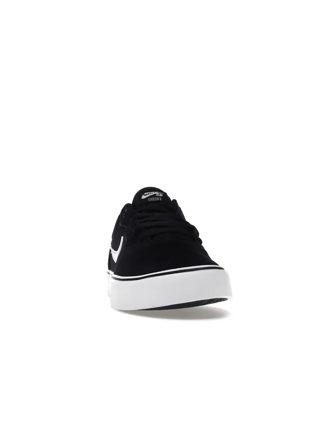 Мужские кроссовки для скейтбординга Nike SB Chron 2 — изображение 2 из 4, черный/белый