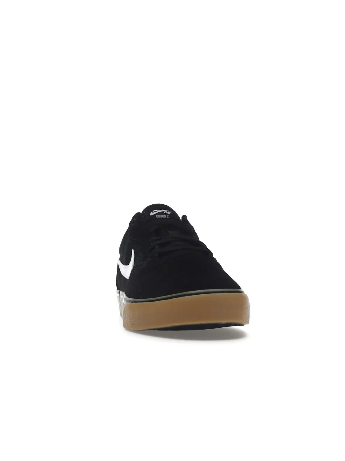Мужские кроссовки для скейтбординга Nike SB Chron 2 — изображение 2 из 4, черный/белый