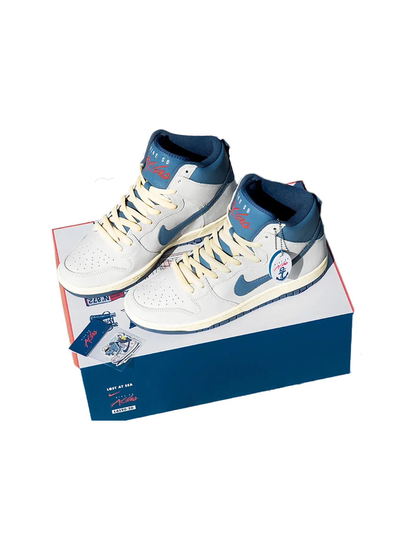 Мужские кроссовки с винтажным принтом Nike SB Dunk High Nike — изображение 2 из 2