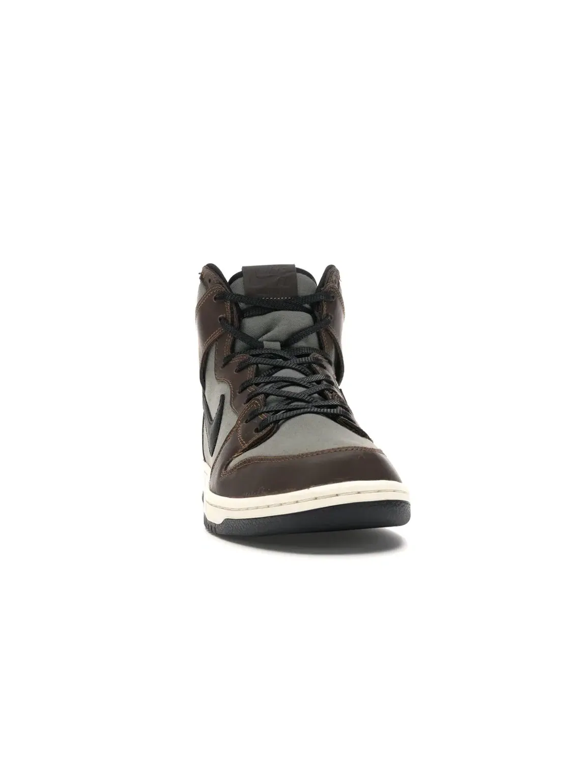 Мужские кроссовки высокие с замшевым верхом Nike SB Dunk High Baroque Brown — изображение 2 из 4, коричневый/черный