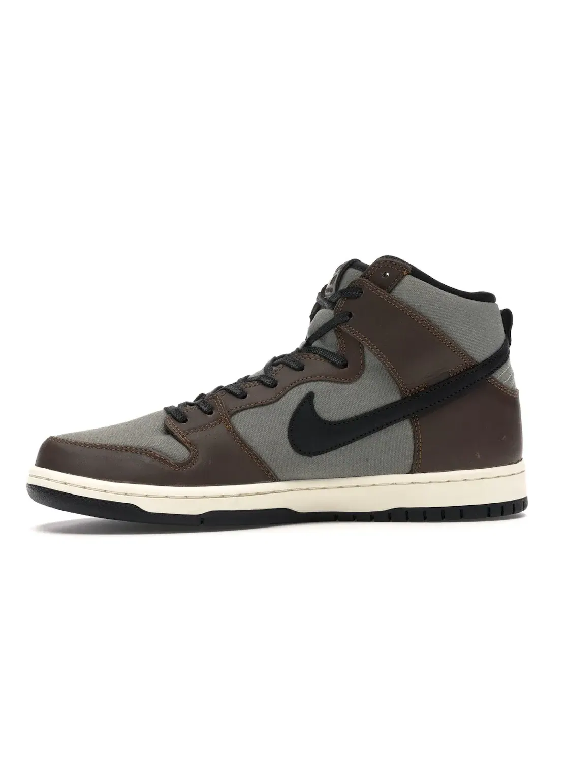 Мужские кроссовки высокие с замшевым верхом Nike SB Dunk High Baroque Brown — изображение 3 из 4, коричневый/черный