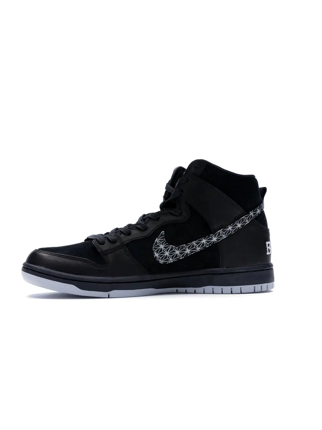 Мужские кроссовки для скейтбординга с коллаборацией Nike SB Dunk High Black Bar Nike — изображение 3 из 4