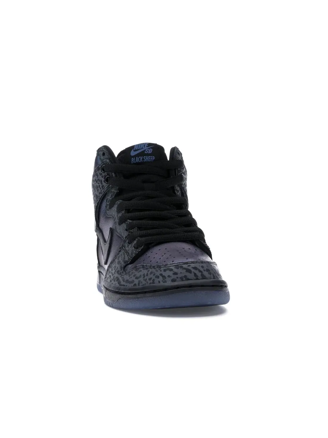 Мужские кроссовки высокие Nike SB Dunk High Black Sheep Hornet — изображение 2 из 4, черный/черный-черный