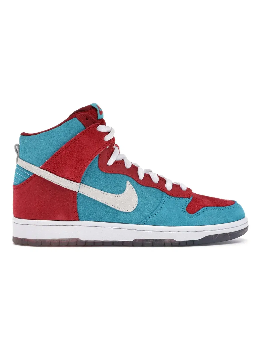 Мужские кроссовки с высоким верхом Nike SB Dunk High Nike — изображение 1 из 4, красный/белый