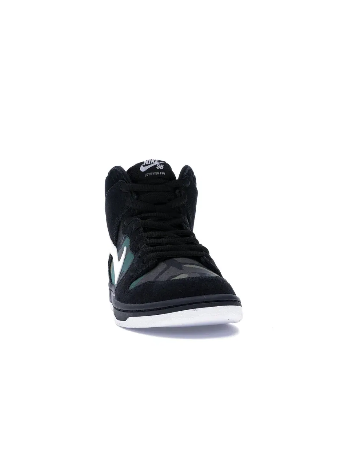 Мужские кроссовки с камуфляжным принтом Nike SB Dunk High Nike — изображение 2 из 4, черный/белый