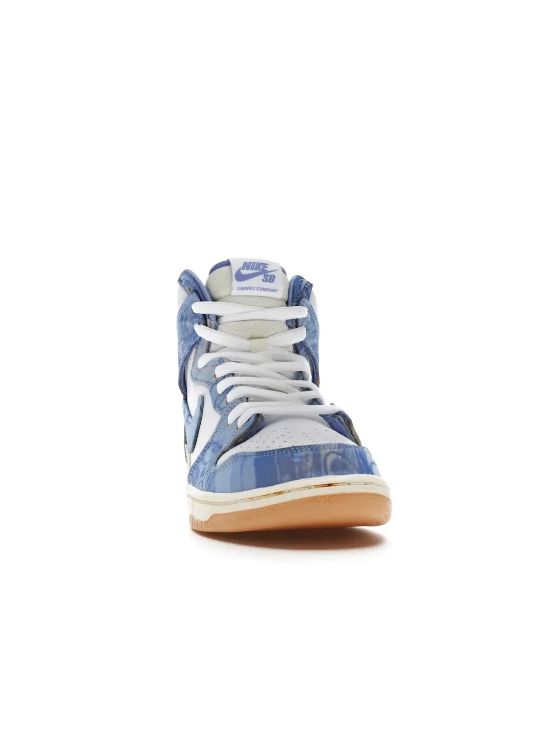 Мужские кроссовки Nike SB Dunk High с отрывным верхом Carpet Company Nike — изображение 2 из 4, синий/белый