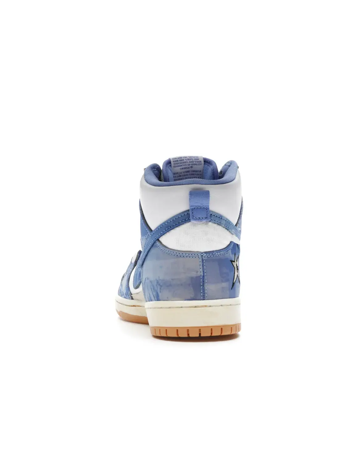 Мужские кроссовки Nike SB Dunk High с отрывным верхом Carpet Company Nike — изображение 4 из 4, синий/белый