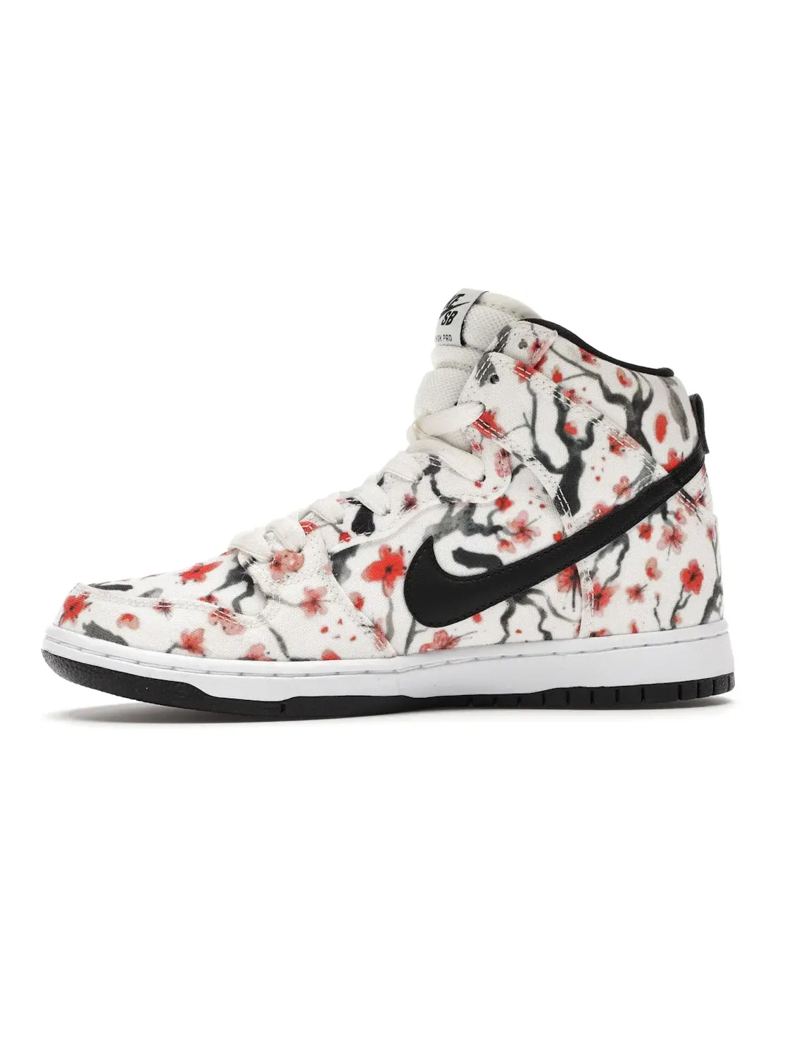 Мужские кроссовки с принтом Nike SB Dunk High Nike — изображение 3 из 4, черный-светлый-белый