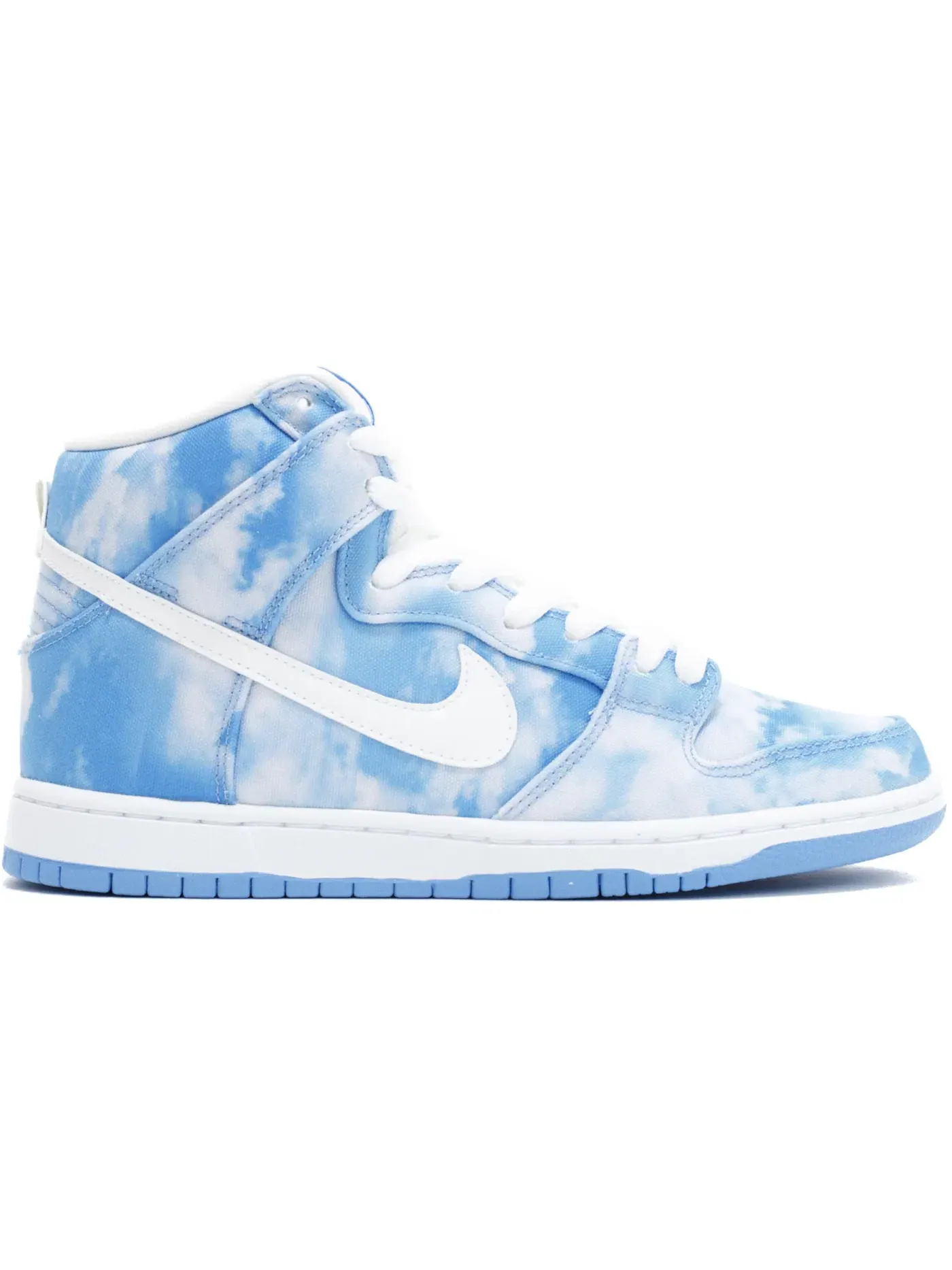 Мужские кроссовки с принтом Nike SB Dunk High Nike — изображение 1 из 1, синий/белый-синий